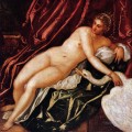 Leda y el cisne Renacimiento italiano Tintoretto